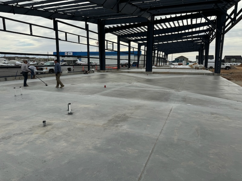 South Hangar Concrete Complete