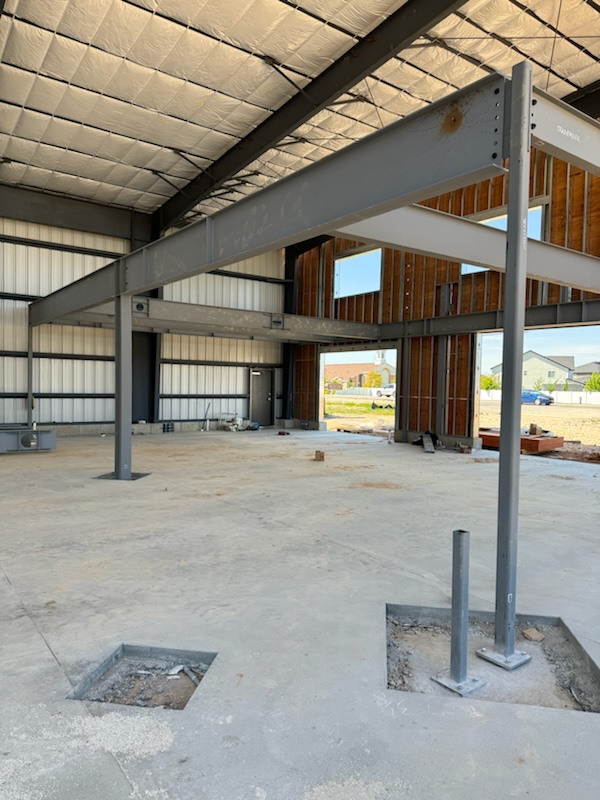 Hangar 1 Office Mezzanine Framing