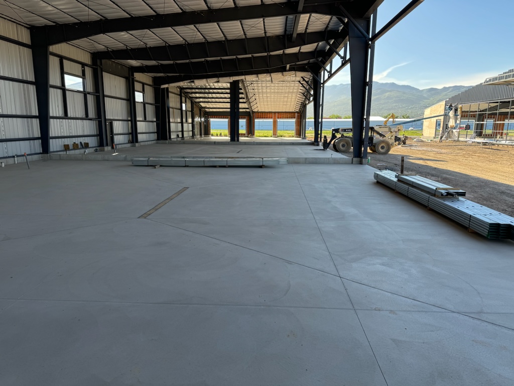 North Hangar Concrete Complete