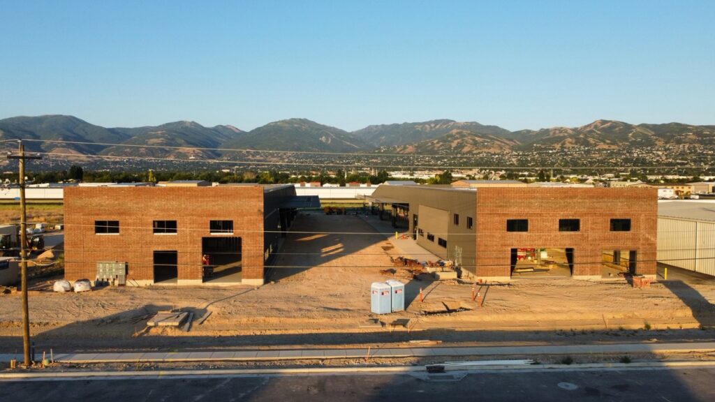 Western Fab Hangars Brick Work Complete